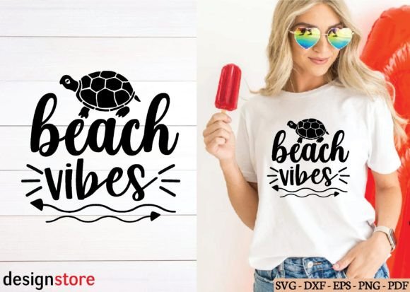Beach Vibes Svg Graphics and T-Shirt Designs Review