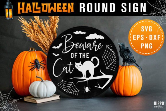 Funny Halloween SVG Halloween Round Sigm for Graphics and Crafts