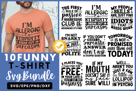 Funny Tshirt Svg Bundle Review: Graphics for Crafts & Branding