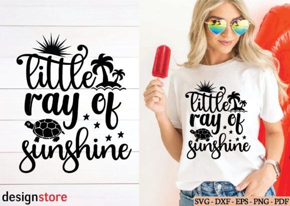 Little Ray of Sunshine Svg Graphics and T-Shirt Designs Review