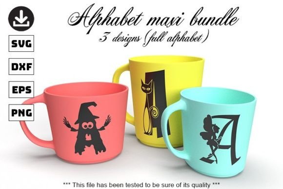 Maxi Bundle Funny Alphabet Svg: Graphics for Crafts & Branding