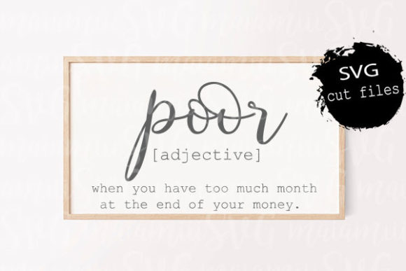 Poor Svg, Funny Definition Svg Review