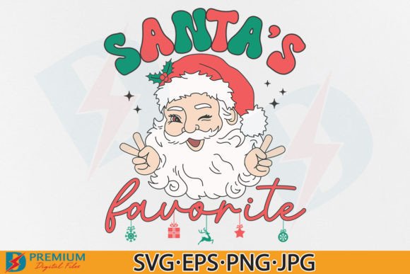 Santa s Favorite SVG, Funny Christmas Review