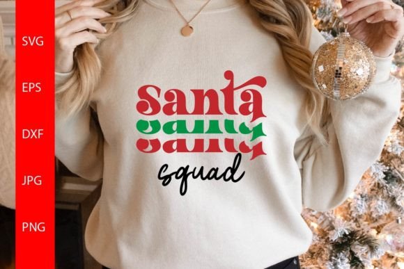 Santa Squad SVG Review for Crafts and Graphics