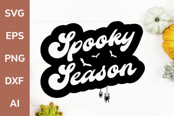 Spooky Season Retro SVG Funny Halloween Graphics