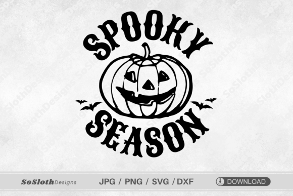 Spooky Season Svg, Funny Halloween Svg for Graphics and Crafts