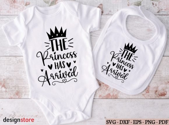The Princess Has Arrived Svg Graphics for T-Shirt Designs